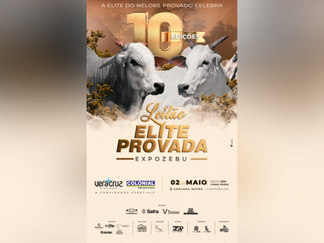Leilão Elite Provada – Expozebu 2025