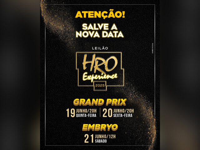 Leilão HRO Experience 2025 – Etapa Grand Prix